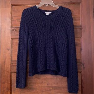 Navy J. Crew sweater